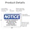 Signmission Extremely Dangerous No Trespassing Violators OSHA Notice Sign, Aluminum, 10in W x 7in L, 2PK OS-2PACK-NS-A-710-L-12290 - alternate 4
